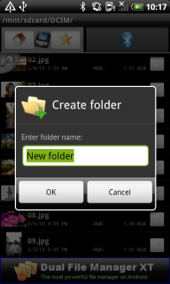 Create folder