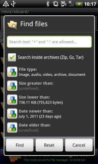 File search