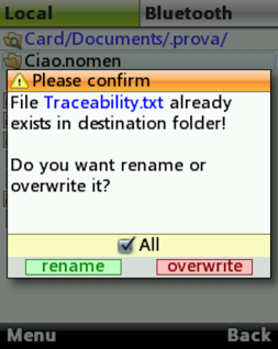 Rename/overwrite