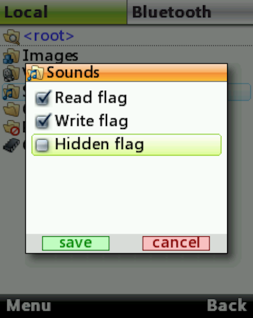 Filesystem attributes