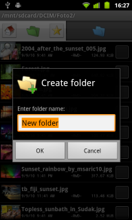 Create folder