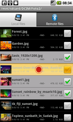 4. If you long-press over a non-highlighted item&hellip;